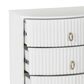 Linden Boulevard Ciarra 3-Drawer Nightstand in White, , large