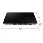 Samsung Bespoke 2-Piece Kitchen Package with White Bespoke 30" Single Wall Oven and Black 30" Induction Cooktop, , large