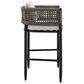 Armen Living Felicia Patio Bar Stool in Light Gray, , large