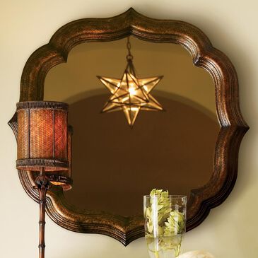 Tommy Bahama Home Royal Kahala Lotus Blossom Mirror, , large