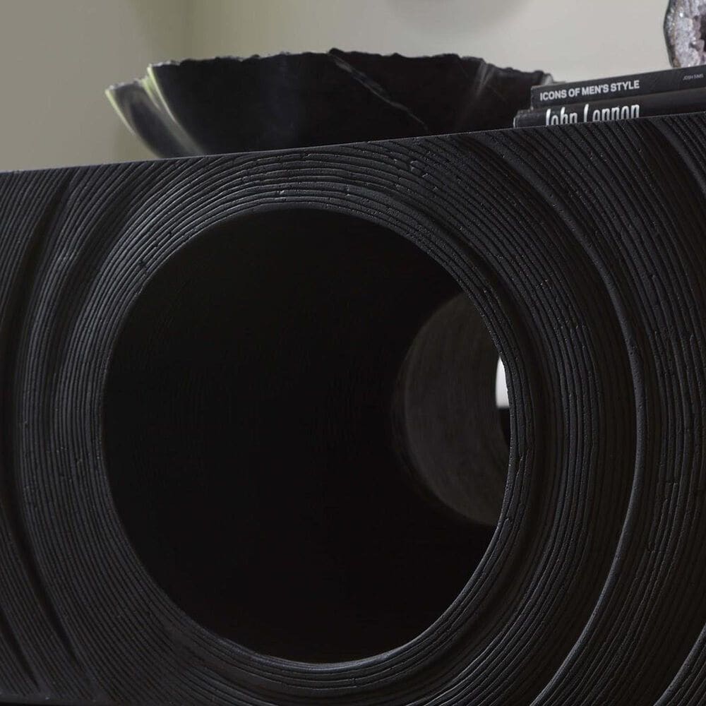 TimberHaus Void Console Table in Black, , large