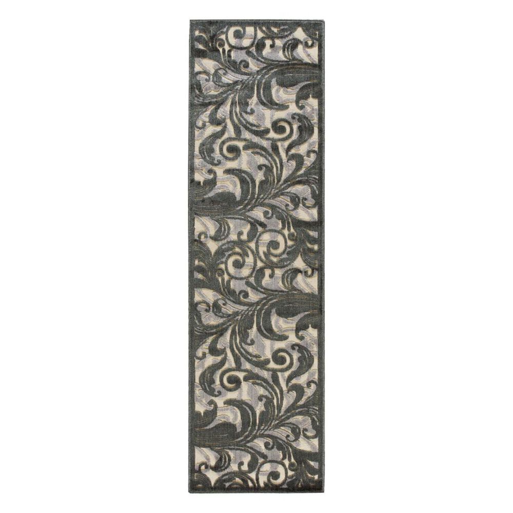 Nourison Graphic Illusions GIL01 2'3" x 8' Multi Runner, , large