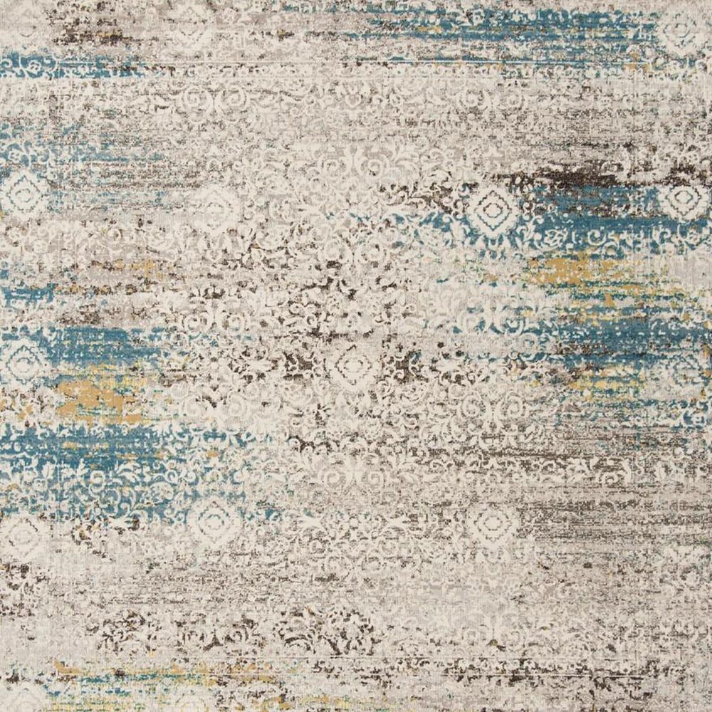 Safavieh Aria 2&#39; x 8&#39; Blue and Creme Runner, , large