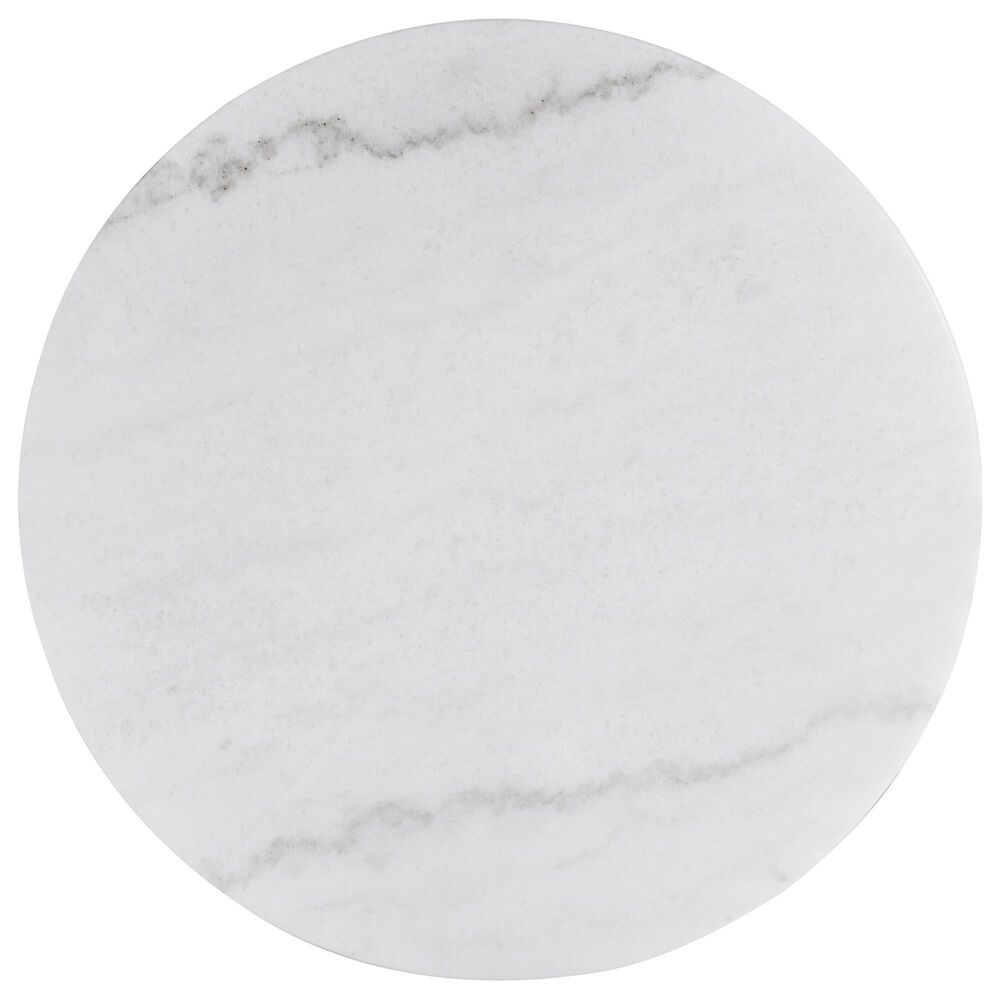 Crystal City Vida End Table in Burnished Blonde and White, , large