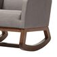Baxton Studio Yashiya Rocking Chair in Grey, , large