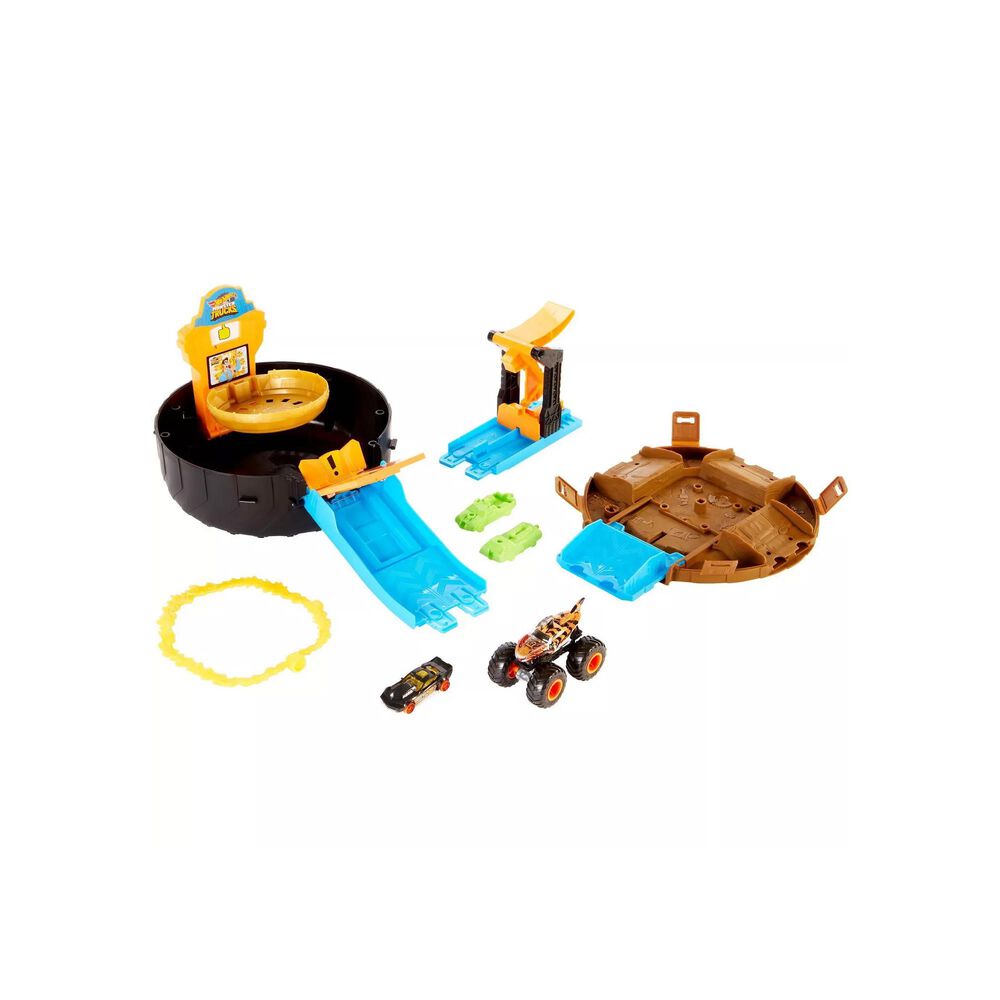 Mattel Monster Truck Stunt Tire Playset, , large