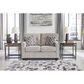 Ashley Mahoney Stationary Loveseat in Pebble, , large