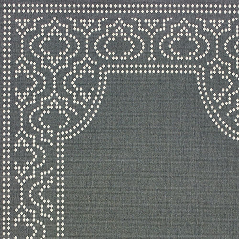 Oriental Weavers Marina 1247X 3&#39;7&quot; x 5&#39;6&quot; Grey and Ivory Area Rug, , large