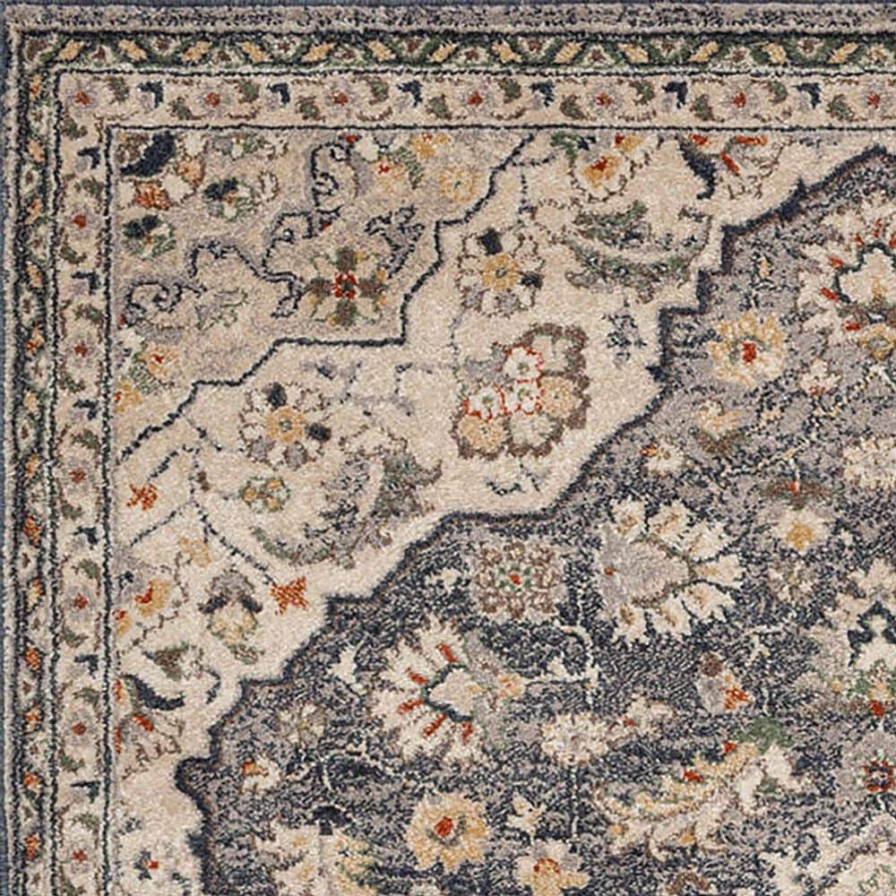 Central Oriental Minerva Corelia 5&#39; x 7&#39;3&quot; Vintage Blue and Storm Area Rug, , large