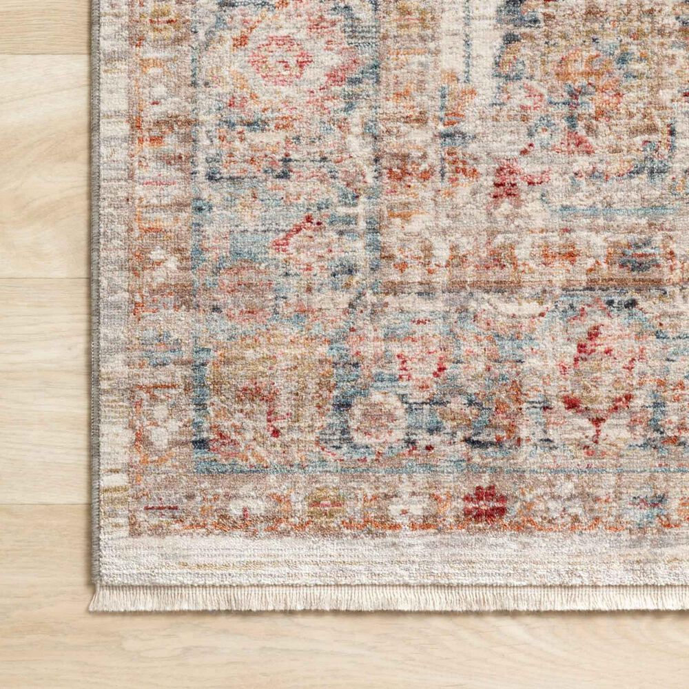 Loloi Claire CLE-02 2&#39;7&quot; x 8&#39; Ivory and Ocean Runner, , large
