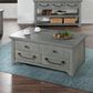 Martin Svensson Home Beach House Lift Top Trunk Coffee Table in Dove Grey, , large