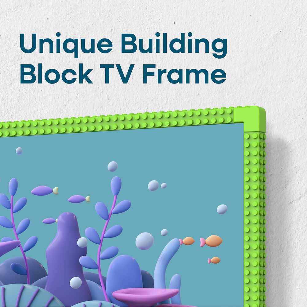 Element 32" Class 1080P FHD Building Block in Green - Smart Roku TV, , large