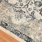 Amer Rugs Allure 2" x 3" Ivory and Blue Area Rug, , large