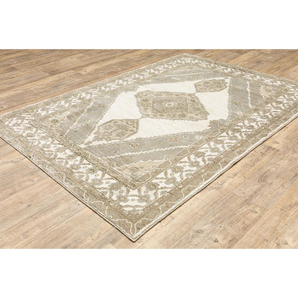 Oriental Weavers Andorra Medallion 298C 10&#39; x 13&#39;2&quot; Beige Area Rug, , large