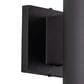 Vaxcel Chiasso 1-Light Outdoor Wall Sconce in Textured Black, , large