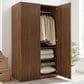 Modway Render 2-Door Wardrobe Closet in Walnut, , large