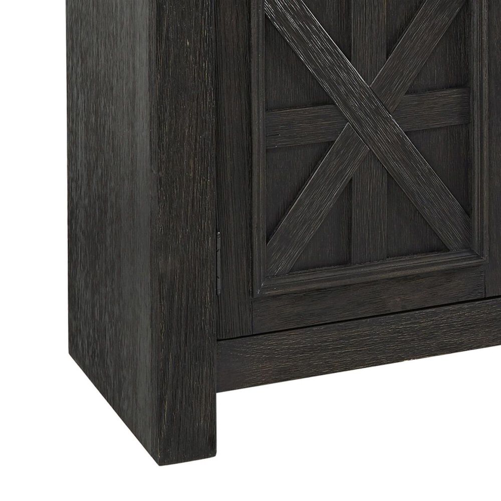 Ashley Tyler Creek Extra Large 74.25&quot; TV Stand in Black and Gray, , large