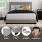 The Monday Company Full Upholstered Bed in Gray, , large