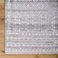 Surya Pompei Gray, White, Dark Brown, Taupe and Light Gray 10" x 14" Area Rug, , large