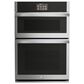 GE Profile 30" Double Electric Wall Oven with Convection in Stainless Steel, , large