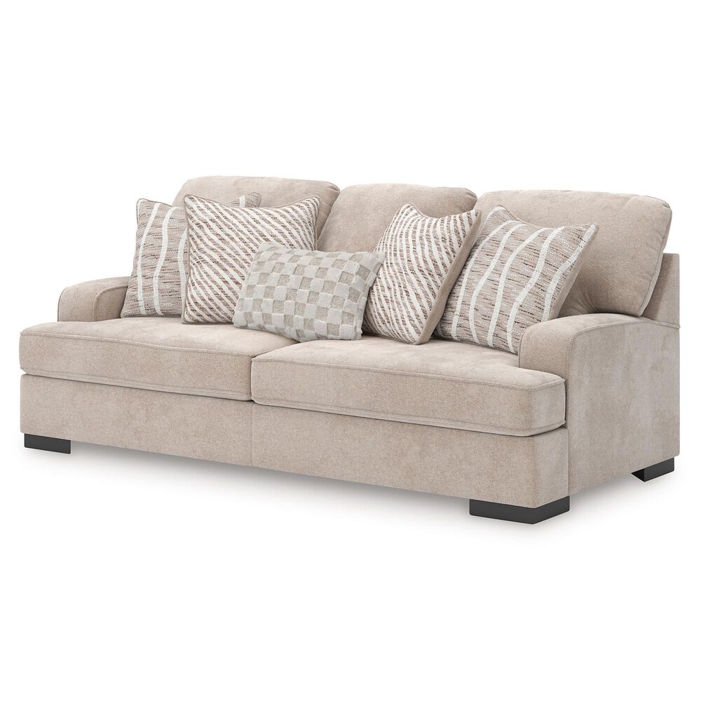 Ashley High Profile Stationary Sofa in Taupe, , large