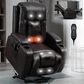 Hearth and Haven Power Lift Recliner in Brown, , large