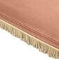 Jennifer Taylor Home Duchess 33" Medium Princess Pet Bed Sofa with Fringe Skirt in Peach Orange, , large