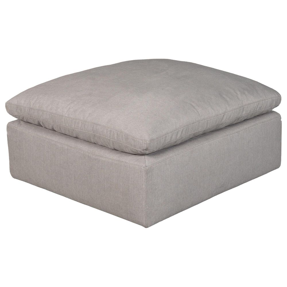 Moe's Home Collection Terra Condo Ottoman in Light Grey, , large