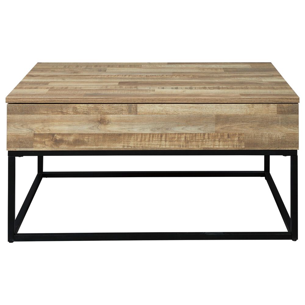 Ashley Gerdanet Lift Top Coffee Table in Natural, , large