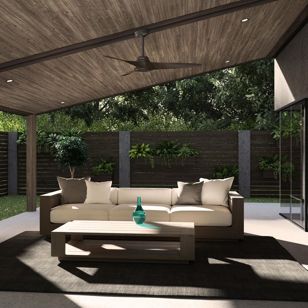 Hunter Mosley 52&quot; Outdoor Ceiling Fan in Premier Bronze, , large