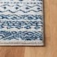 Safavieh Tulum 6"7" Square Ivory and Navy Area Rug, , large