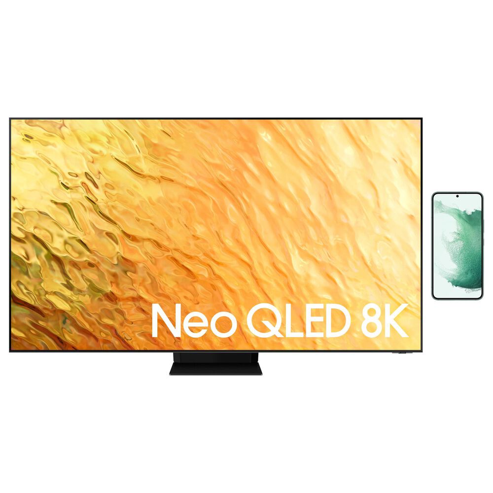 Samsung 65" Class QN800B 8K Neo QLED - Smart TV with Galaxy S22 128GB - Unlocked in Green, , large
