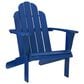 Linon Home Decor Adirondack Patio Chair in Blue, , large