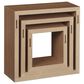 Regency Global Sourcing Niche Soho Wall Shelf in Urban Walnut - Set of 3, , large
