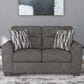 Ashley Olten Stationary Loveseat in Graphite, , large