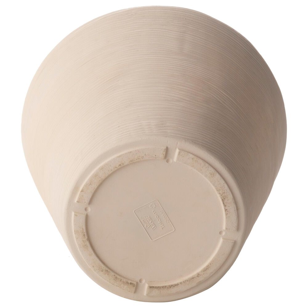 Alfresco Home Shabby Round Patio Planter in Pearl White, , large