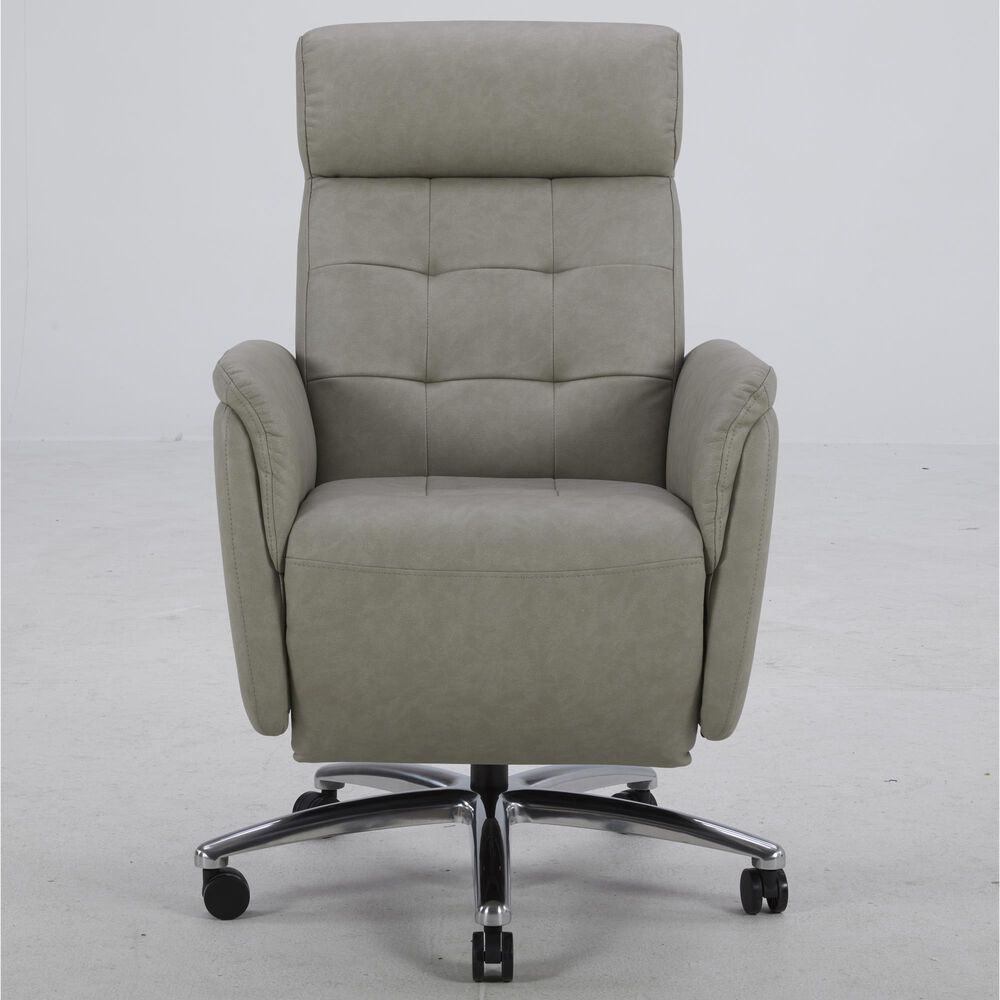 Interlochen Recliner Office Chair in Clayton Light Gray NFM