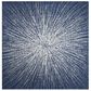 Safavieh Evoke EVK228N 5"1" Square Navy and Ivory Area Rug, , large