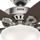 Hunter Builder 42" Ceiling Fan with 2 Lights in Brushed Nickel, , large