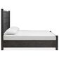 Nicolette Home Plum Creek King Panel Storage Bed in Ravenwood Black, , large