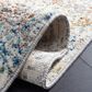Safavieh Aston ASN728 3" x 5" Ivory and Navy Area Rug, , large
