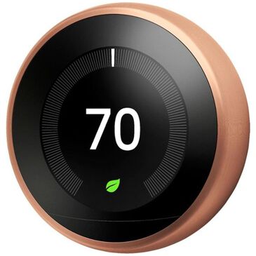 Google Nest Learning Thermostat - Smart Wi-Fi Thermostat - Copper, , large