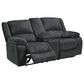 Ashley Draycoll Manual Reclining Sofa and Loveseat Set in Slate, , large