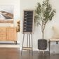 Maple and Jade 52" Adjustable 3-Tier Display Easel in Matte Black and Brown, , large