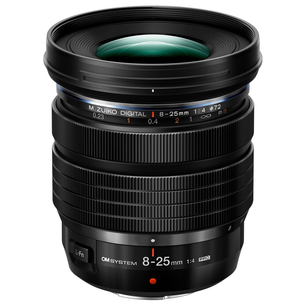 OM- System M.Zuiko Digital ED 8-25mm f/4.0 Pro Lens in Black, , large