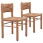 Zuo Modern Iska Outdoor Dining Chair in Natural (Set of 2), , large