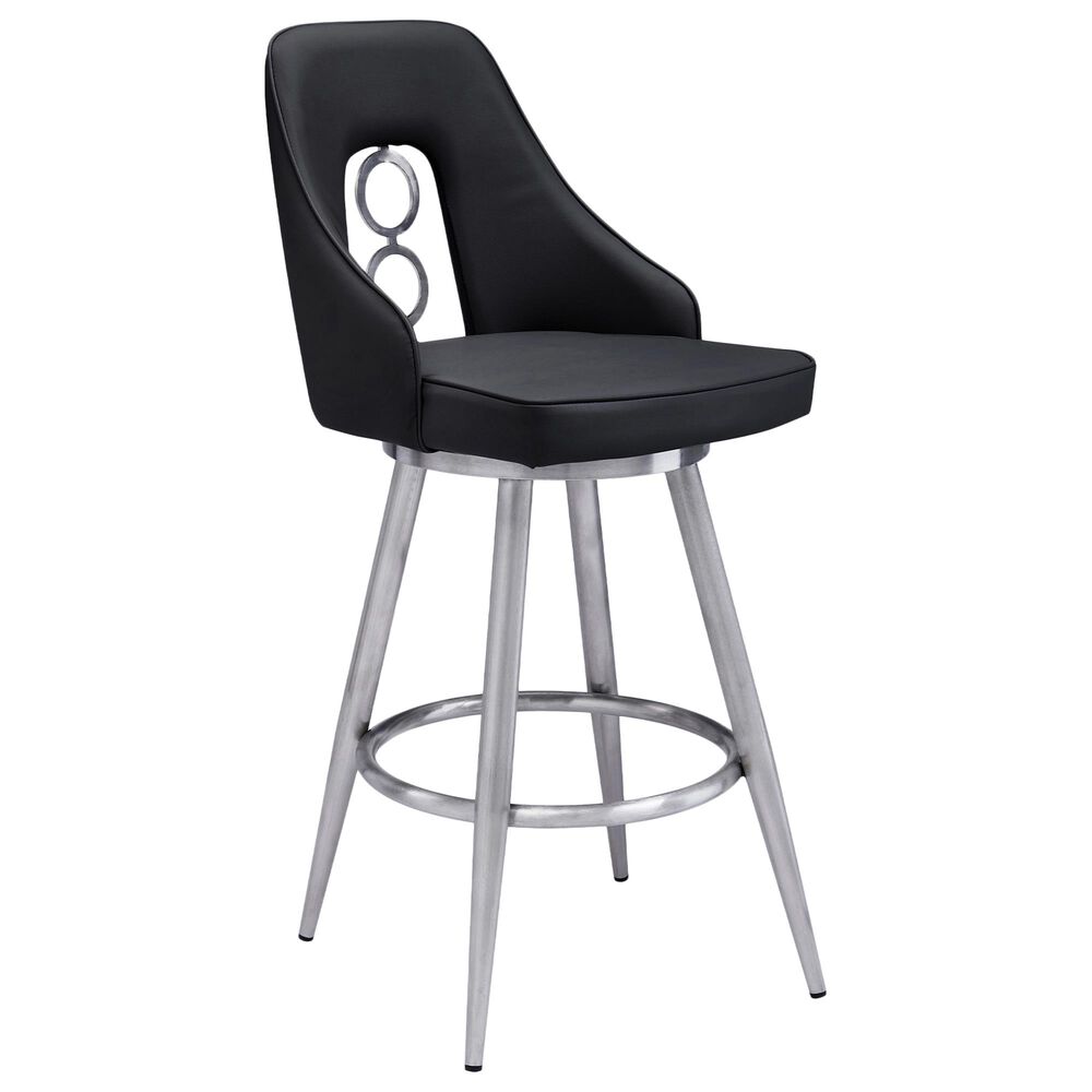 Blue River Ruby 26" Counter Stool in Black, , large