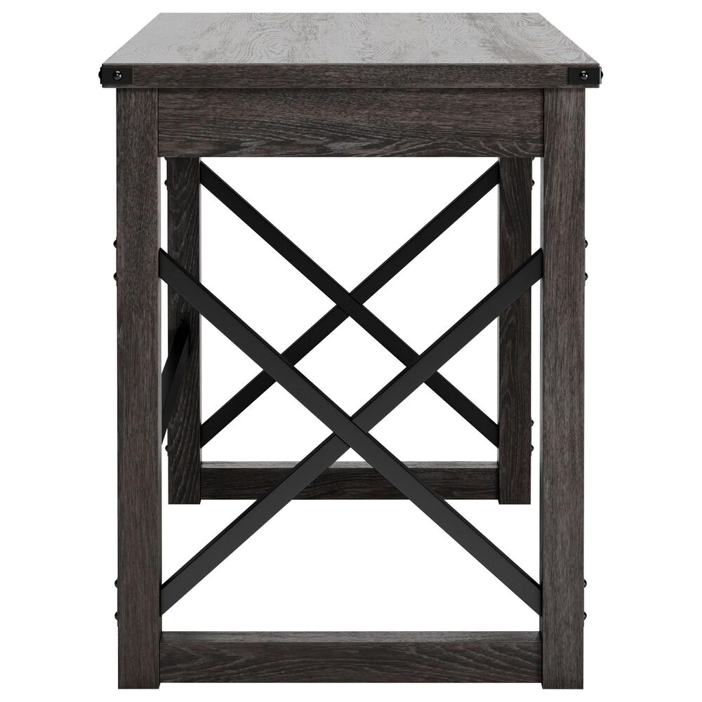 Ashley Freedan Desk in Grayish Brown and Black, , large