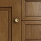 James Martin Vanities Brookfield 48" Single Bathroom Vanity in Honey Oak with 3 cm Ethereal Noctis Quartz Top and Rectangular Sink, , large