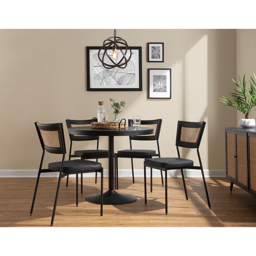 Lumisource Dakota Dining Table in Black - Table Only, , large